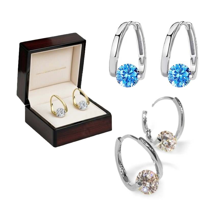 Germanium Stone Drop Earrings | Elegant Jewellery With Timeless Sparkle
