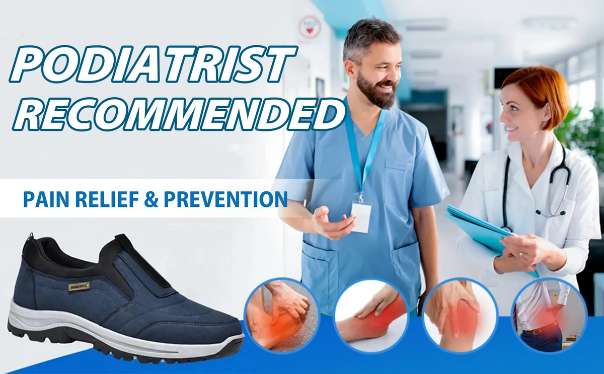 🔥 LAST DAY – 80% OFF | Orthopaedic Walking Shoes 👣 Arch Support & Slip-Resistant Comfort