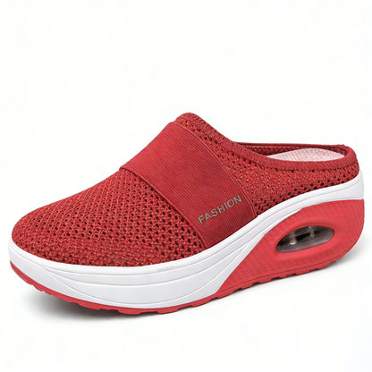 🇬🇧 LAST DAY SALE-80% OFF ✨ BQODQO® Air-Cushion Slip-On Walking Shoes, Orthopedic Slippers, with Arch-Support