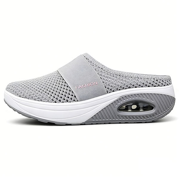 🇬🇧 LAST DAY SALE-80% OFF ✨ BQODQO® Air-Cushion Slip-On Walking Shoes, Orthopedic Slippers, with Arch-Support
