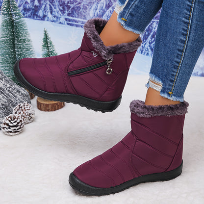 🔥 Last Day 80% OFF - Warm Autumn Winter Boots with Orthopaedic Support, Waterproof Design & Cozy Fleece Lining