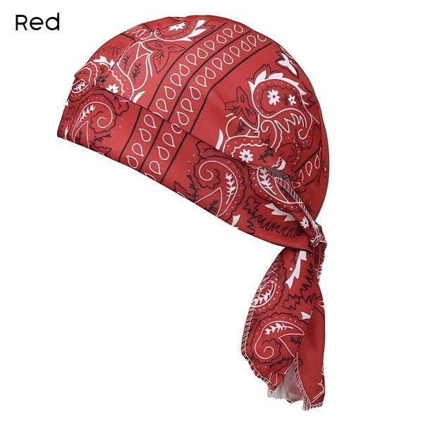 Unisex Paisley Bandana Headscarf Cap, Cooling Breathable Sports Do Rag, Sweat Wicking Skull Cap for Cycling, Running, Camping & Daily Street Fashion