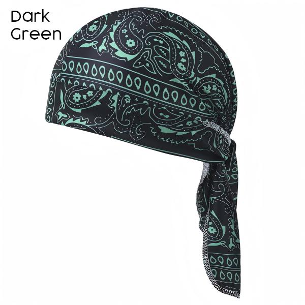 Unisex Paisley Bandana Headscarf Cap, Cooling Breathable Sports Do Rag, Sweat Wicking Skull Cap for Cycling, Running, Camping & Daily Street Fashion