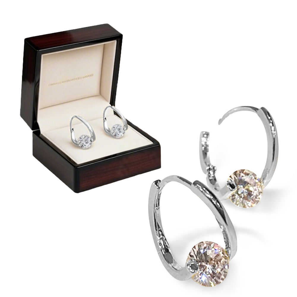 Germanium Stone Drop Earrings | Elegant Jewellery With Timeless Sparkle