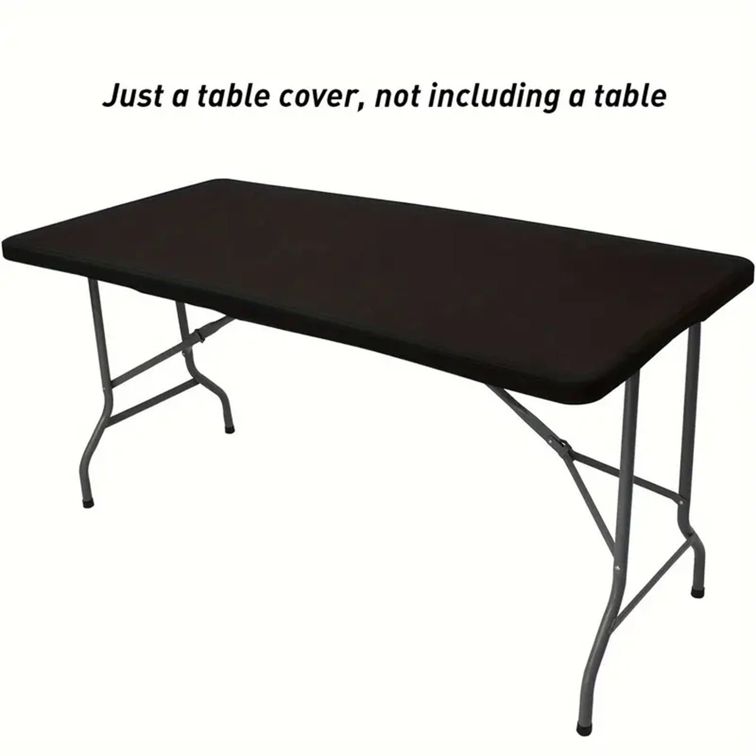 Stretch Fabric Table Top Cap Cover – Elastic Edge, Waterproof & Reusable