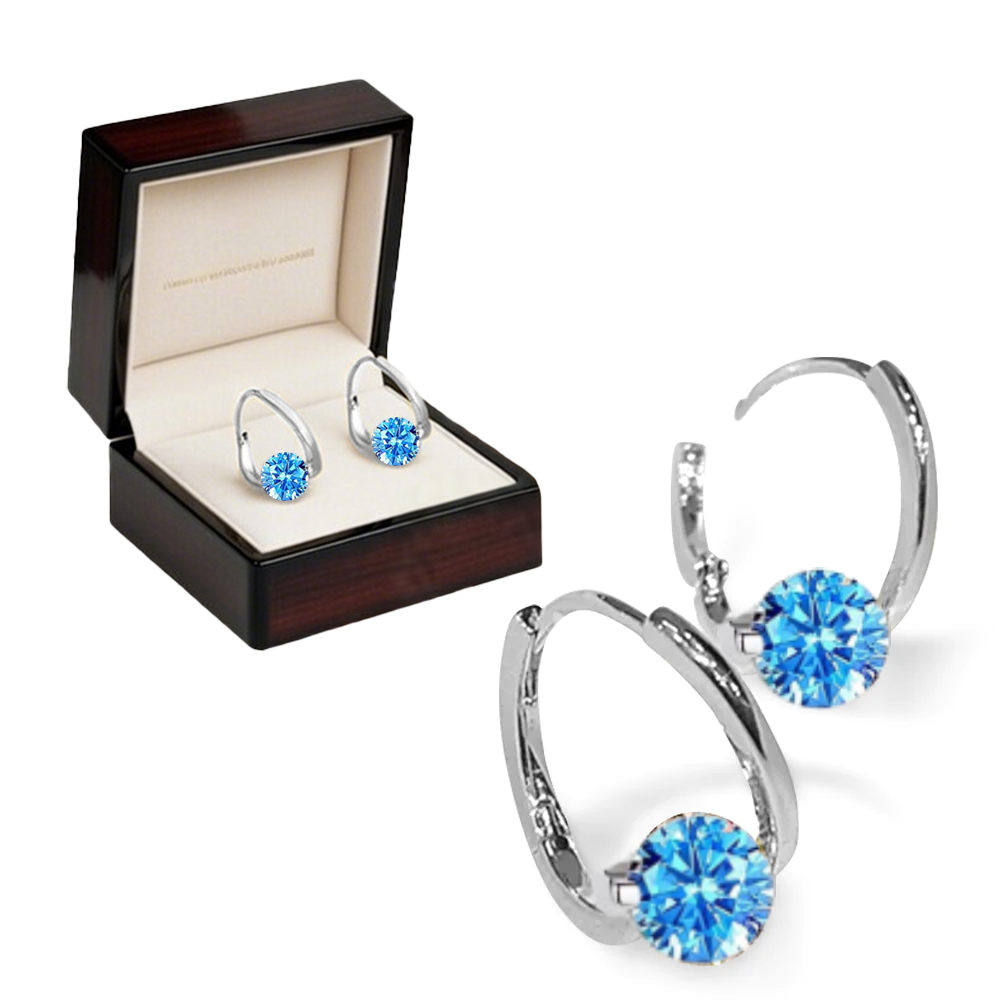 Germanium Stone Drop Earrings | Elegant Jewellery With Timeless Sparkle