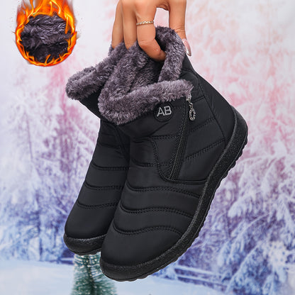 🔥 Last Day 80% OFF - Warm Autumn Winter Boots with Orthopaedic Support, Waterproof Design & Cozy Fleece Lining