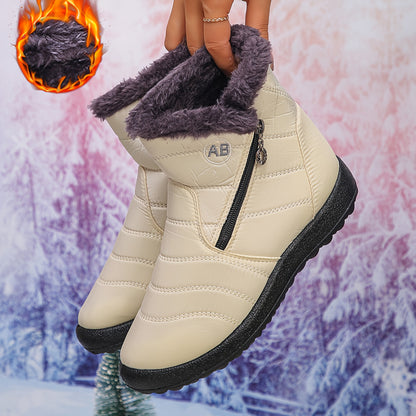 🔥 Last Day 80% OFF - Warm Autumn Winter Boots with Orthopaedic Support, Waterproof Design & Cozy Fleece Lining