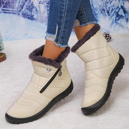 🔥 Last Day 80% OFF - Warm Autumn Winter Boots with Orthopaedic Support, Waterproof Design & Cozy Fleece Lining