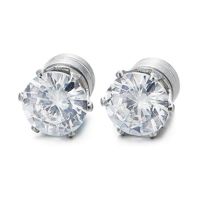 Germanium Stone Stud Earrings | Elegant Minimalist Jewellery For Everyday Wear