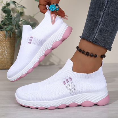 Women's Mesh Comfort Slip-On Shoes – Breathable, Lightweight & Non-Slip