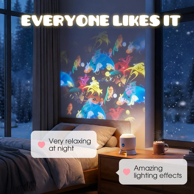 🥳2026 HOT SALE🥳💞50K+ SOLD!🔥 Dynamic Rotating LED Projector Light
