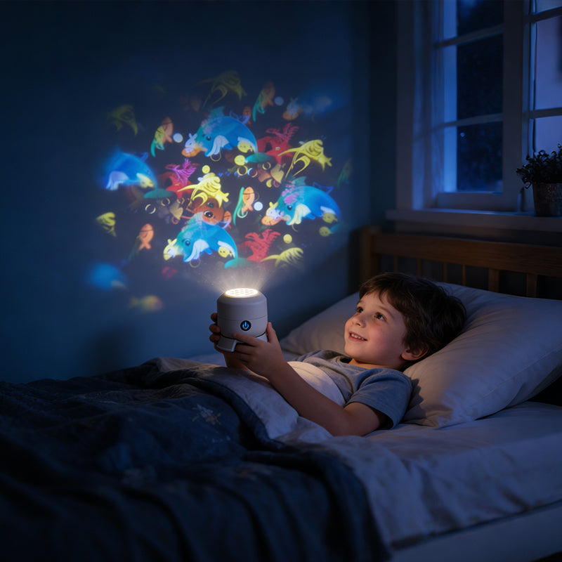 🥳2026 HOT SALE🥳💞50K+ SOLD!🔥 Dynamic Rotating LED Projector Light
