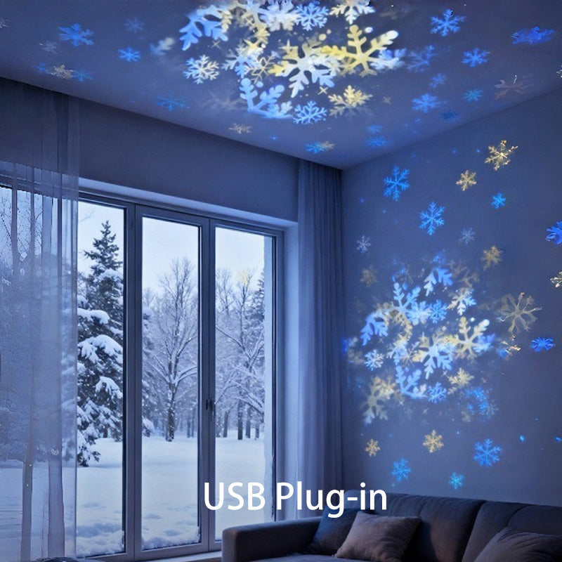 🥳2026 HOT SALE🥳💞50K+ SOLD!🔥 Dynamic Rotating LED Projector Light