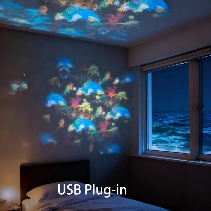 🥳2026 HOT SALE🥳💞50K+ SOLD!🔥 Dynamic Rotating LED Projector Light