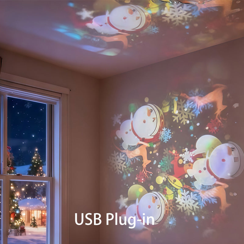 🥳2026 HOT SALE🥳💞50K+ SOLD!🔥 Dynamic Rotating LED Projector Light