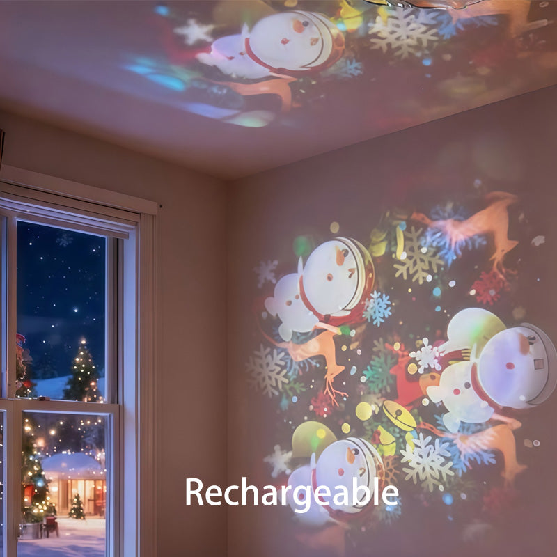 🥳2026 HOT SALE🥳💞50K+ SOLD!🔥 Dynamic Rotating LED Projector Light